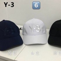 Y-3 山本耀司  CAP 男女同款 簽名LOGO刺銹 棒球鴨舌帽 均碼58cm