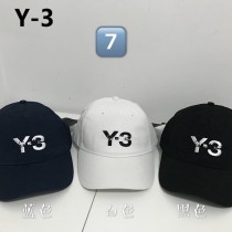 Y-3 山本耀司  CAP 男女同款 簽名LOGO刺銹 棒球鴨舌帽 均碼58cm