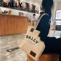 Bally 原單品質帆布購物袋   巴利新品帆布包