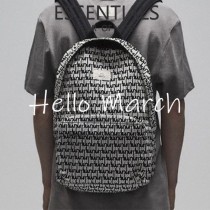 FEAR OF GOD PRINTED BACKPACK FOG 滿印背包，男女高街雙肩包，電腦包