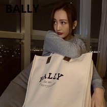Bally 原單品質帆布購物袋   巴利新品帆布包