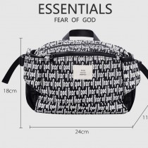 FEAR OF GOD FOG ESSENTIALS 滿印字母彈幕 男女款胸包腰包 情侶高街