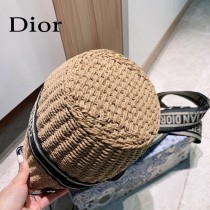 Dior迪奧2021專櫃新款草編包，籃子包