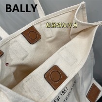Bally 原單品質帆布購物袋   巴利新品帆布包