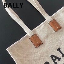 Bally 原單品質帆布購物袋   巴利新品帆布包