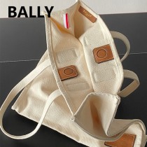 Bally 原單品質帆布購物袋   巴利新品帆布包
