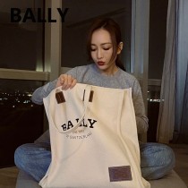Bally 原單品質帆布購物袋   巴利新品帆布包