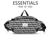FEAR OF GOD FOG ESSENTIALS 滿印字母彈幕 男女款胸包腰包 情侶高街
