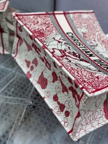 DIOR迪奧新色七夕紅限定款最新大號Book Tote購物袋