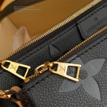 原單 M58520  黑色豹紋三件套  Multi Pochette Accessoires 手袋