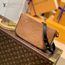 原單 M45839  棕色 豹紋三件套  Multi Pochette Accessoires 手袋