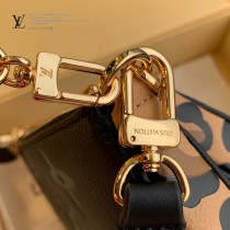 原單 M58520  黑色豹紋三件套  Multi Pochette Accessoires 手袋