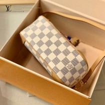 N50048 原單白格春夏款 Deauville 迷你手袋