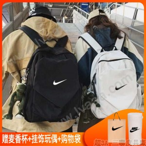 new balance書包男校園初中高中學生雙肩包女大容量運動休閑旅行電腦包時尚潮包