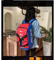 新款AJ飛人雙肩包男女 學生書包大容量籃球運動背包電腦包