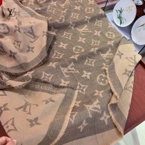 LV 新款Monogram Giant 披肩羊絨真絲混紡大尺寸披肩