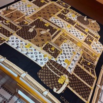 LV Monogram 最新羊絨真絲披肩大方巾