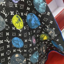 LV 頂級真絲羊絨大方巾披肩