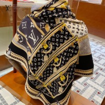 LV Monogram 最新羊絨真絲披肩大方巾