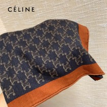 Celine塞琳專屬氣質風格頂級真絲羊絨方巾