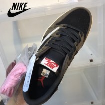 純原Travis Scott x Air Jordan 1 AJ1 倒鉤低幫運動鞋