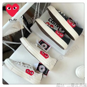 真標原盒川久保玲CDG x Converse chuck taylor all star 匡威經典1970S硫化帆布板鞋