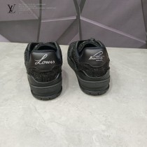 LV頂級版本满钻情侣款LV Trainer運動鞋