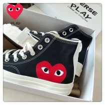 真標原盒川久保玲CDG x Converse chuck taylor all star 匡威經典1970S硫化帆布板鞋