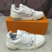 LV頂級版本白色LV Trainer運動鞋