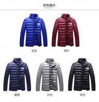 TNF 北面羽絨服男士短款輕薄2021冬季保暖白鴨絨外套