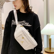 AJ爆裂紋斜挎包男王一博同款跑步運動胸包學生單肩腰包女小背包潮