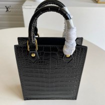 M90564鱷魚紋 M69442 LV原單鱷魚紋Petit Sac Plat 手袋