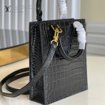 M90564鱷魚紋 M69442 LV原單鱷魚紋Petit Sac Plat 手袋