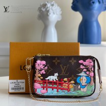 M45905 LV原單 2021聖誕款絲印晚宴包 配長鏈條