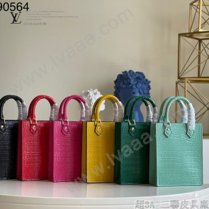 M90564鱷魚紋 M69442 LV原單鱷魚紋Petit Sac Plat 手袋