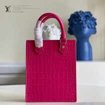 M90564鱷魚紋 M69442 LV原單鱷魚紋Petit Sac Plat 手袋