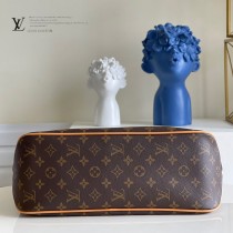 M50156-001  大號 LV原單老花杏色 Delightful中古版購物袋
