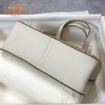 HERMES愛馬仕 原單 奶昔白halzan mini22cm  25 cm
