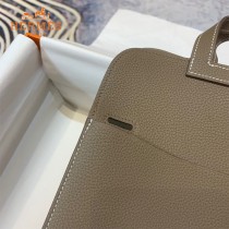 HERMES愛馬仕 原單大象灰halzan mini22cm  25 cm