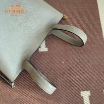 HERMES  沥青灰  愛馬仕 原單 Picotin 18菜籃子  金銀現貨