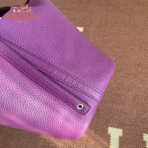 HERMES  海葵紫  愛馬仕 原單 Picotin 18菜籃子  金銀現貨