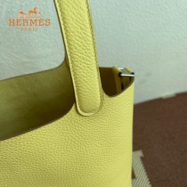 HERMES  小鸡黄  愛馬仕 原單 Picotin 18菜籃子  金銀現貨