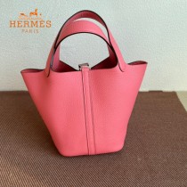 HERMES  唇膏粉  愛馬仕 原單 Picotin 18菜籃子  金銀現貨
