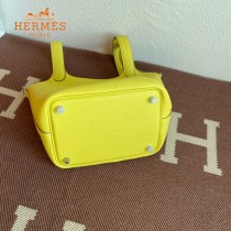 HERMES  柠檬黄  愛馬仕 原單 Picotin 18菜籃子  金銀現貨