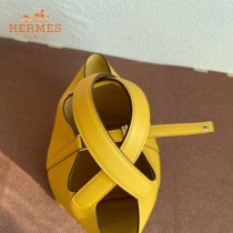 HERMES  琥珀黄  愛馬仕 原單 Picotin 18菜籃子  金銀現貨