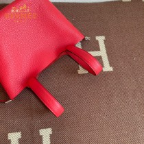 HERMES  大红  愛馬仕 原單 Picotin 18菜籃子  金銀現貨