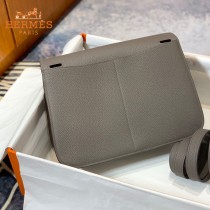 HERMES愛馬仕 原單 錫器灰halzan mini22cm  25 cm