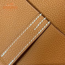HERMES愛馬仕 原單 金棕halzan mini22cm  25 cm