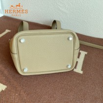 HERMES  风衣灰  愛馬仕 原單 Picotin 18菜籃子  金銀現貨