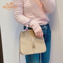 HERMES愛馬仕 原單 風衣灰halzan mini22cm  25 cm